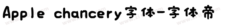 Apple chancery字体字体转换